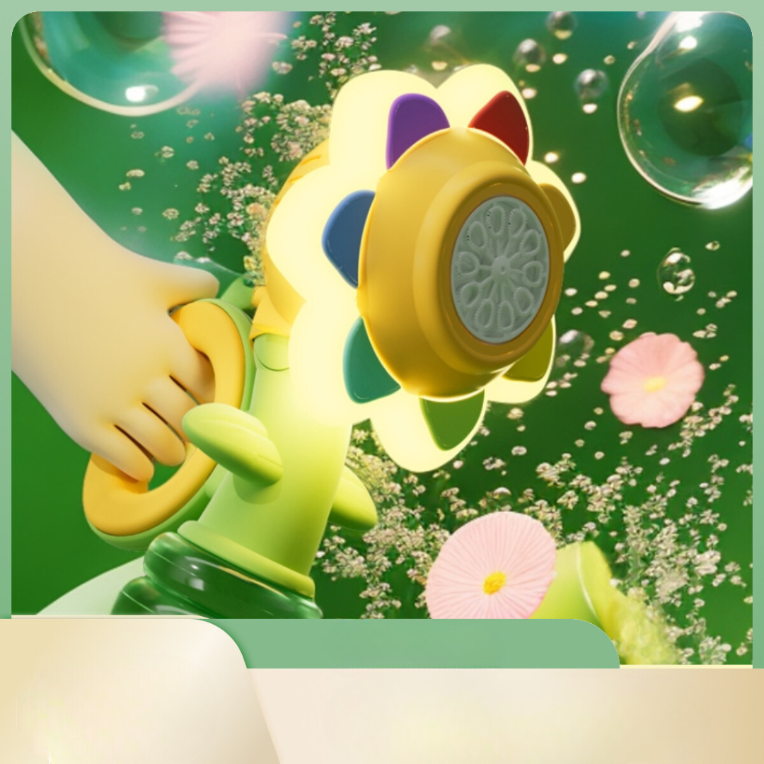Kids Automatic Sunflower Bubble Blower Toy