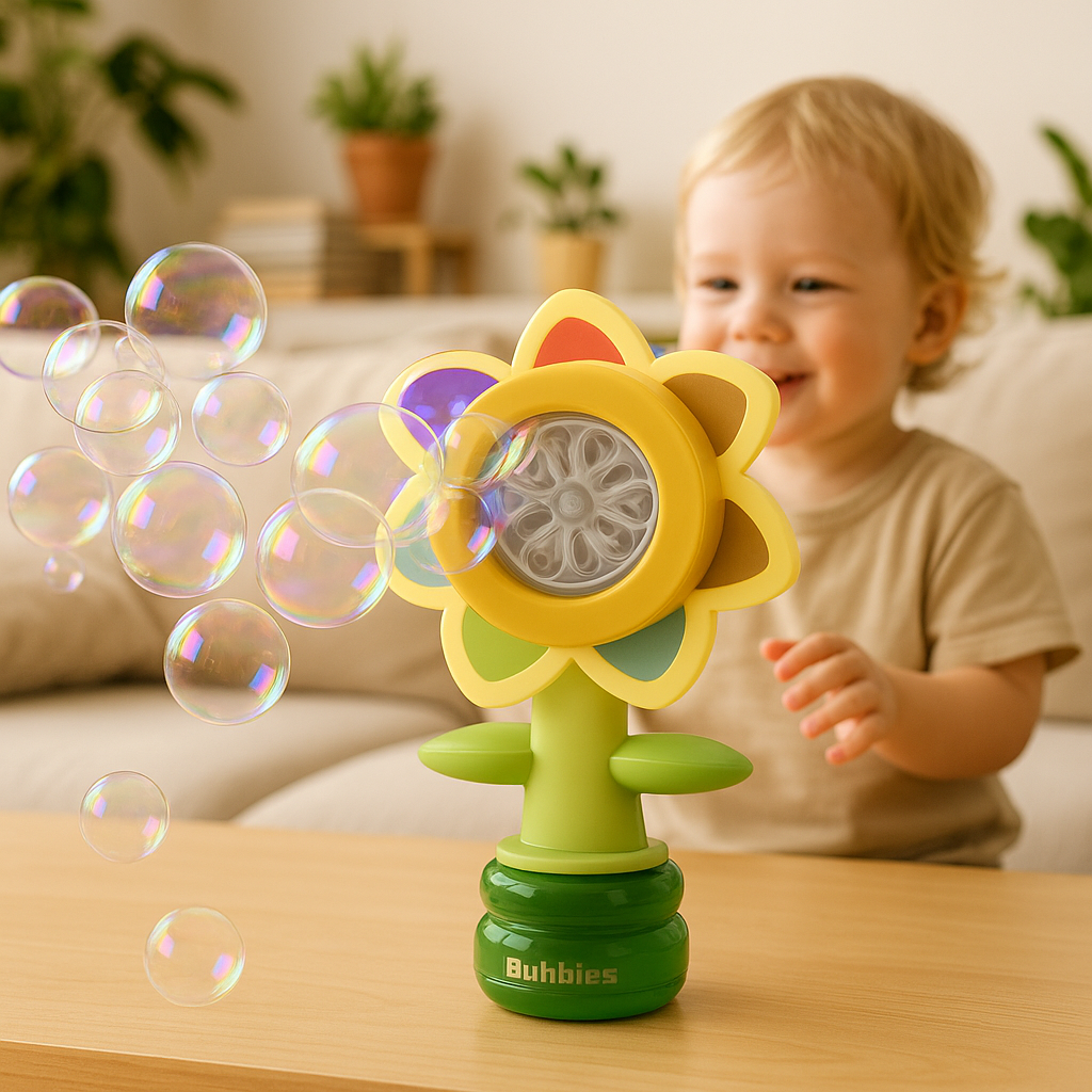 Kids Automatic Sunflower Bubble Blower Toy