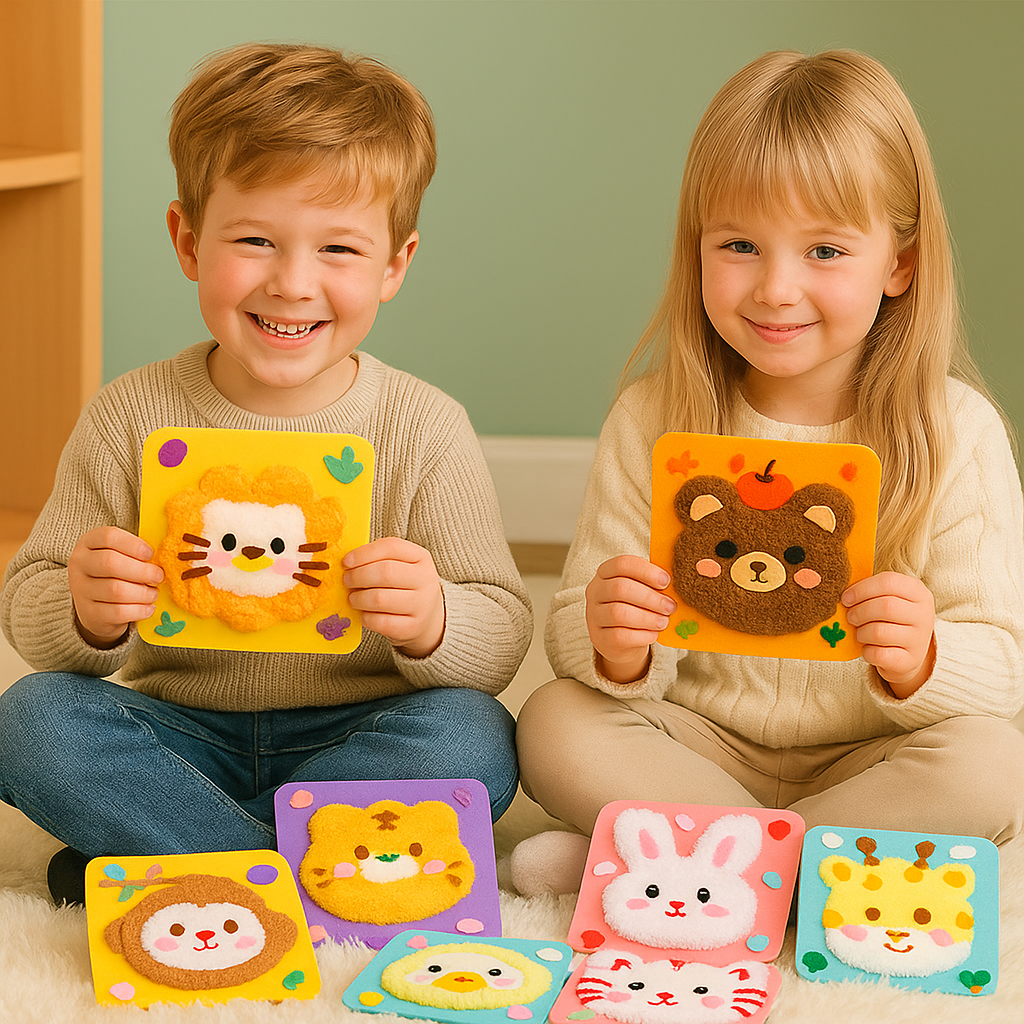 Kids DIY Embroidery Animal Doll Sewing Kit