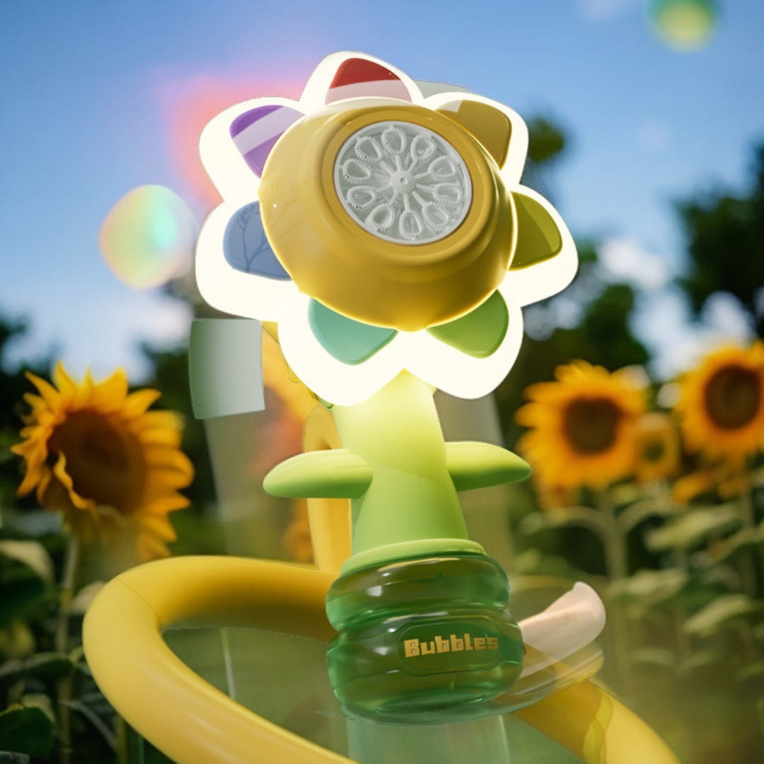 Kids Automatic Sunflower Bubble Blower Toy
