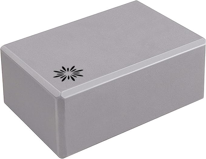 Hello Fit 4" Yoga Block, 12 Pack Bulk EVA Foam Yoga Blocks, Firm and Supportive Yoga Brick, Balance Foam for Stretching, Pilates, and Workout, 4" x 6" x 9"