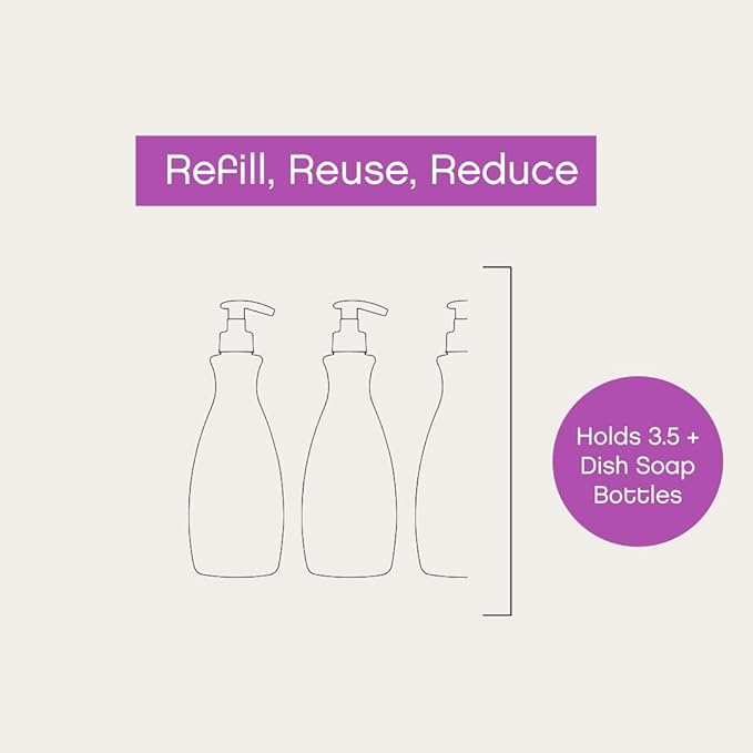 AspenClean Natural Dish Soap Refill Lavender and Lemongrass - 100% Natural, Organic, Baby-Safe, Pet-Friendly, Vegan, Cruelty-Free, Biodegradable - EWG VERIFIED & EcoCert Certified (2 Pack)