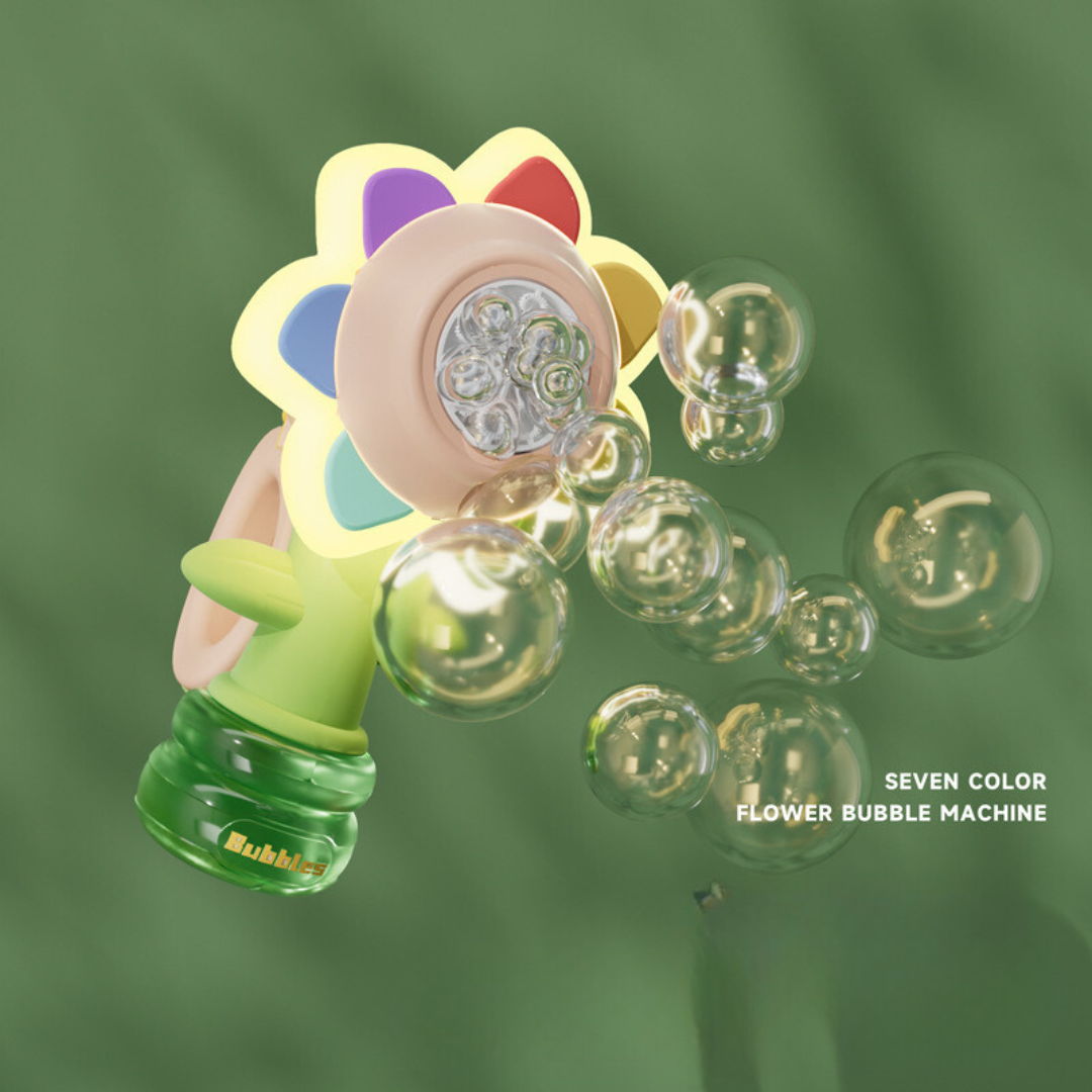 Kids Automatic Sunflower Bubble Blower Toy