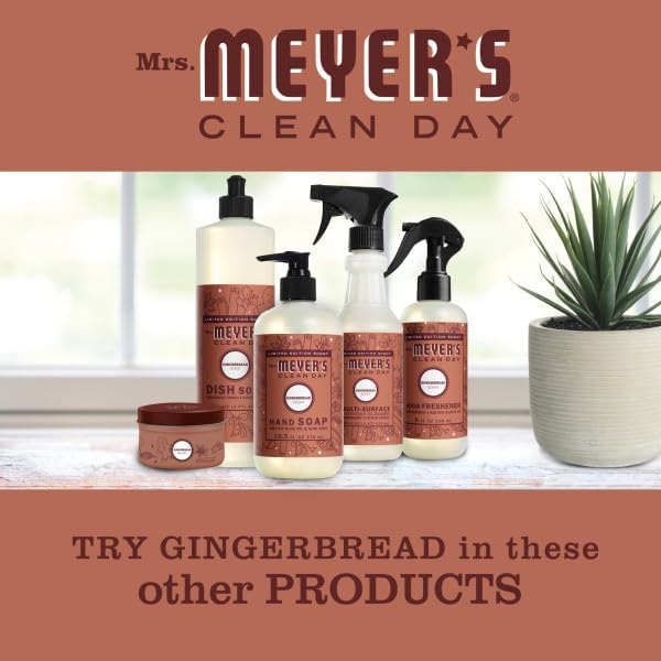 Mrs. MEYER'S CLEAN DAY Multi-Surface Cleaner, Gingerbread, 16 Fl Oz (Pack of 6)