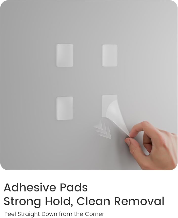 Large Felt Bulletin Board 48" x 36" Cork Board Alternative - 6 Pack with 40 Safe Removable Adhesive Tabs, Cork Boards for Walls Cork Board for Home Office Classroom Pin Board (Olive Green)