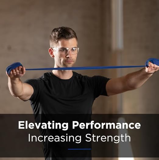 THERABAND Resistance Bands, 6 Yard Roll Professional Latex Elastic Band For Upper & Lower Body, Core Exercise, Physical Therapy, Pilates, Home Workouts, Rehab, Blue, Extra Heavy, Intermediate Level 2