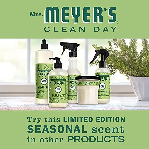Mrs. MEYER'S CLEAN DAY Multi-Purpose Cleaner Spray Iowa Pine, 16 Fl Oz (Pack of 6)