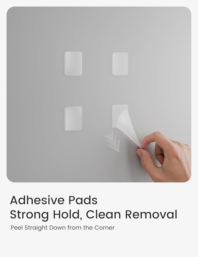 Large Felt Bulletin Board 36" x 24" Cork Board Alternative-6 Pack with 40 Safe Removable Adhesive Tabs, Cork Boards for Walls Cork Board for Home Office Classroom Pin Board (Sage)