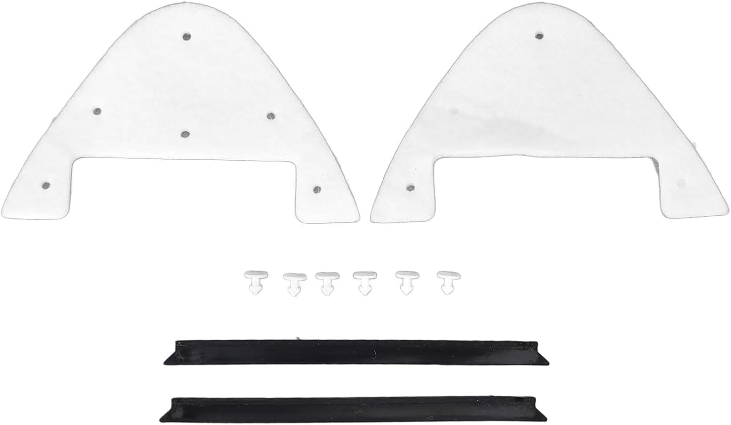 Double Sided Glass Cleaner Magnetic Window Wiper Tool Time Saving Versatile Triangle Shape for Home Office ABS Magnets Silicone High Density Sponge (18-30)