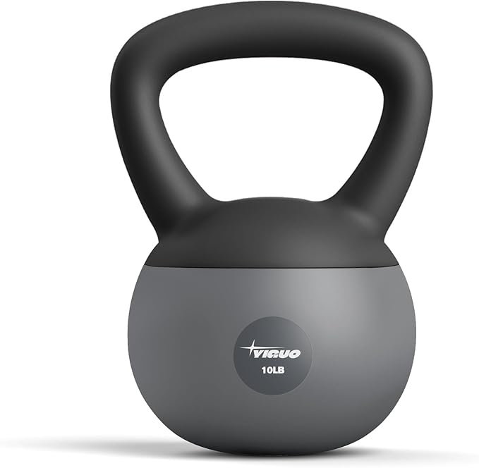 YIGUO Soft Kettlebell, Kettlebells 10 lb Anti-Slip Grip Weight for Home Workouts, Kettlebell for Safe Strength Training for Women & Men & Beginners