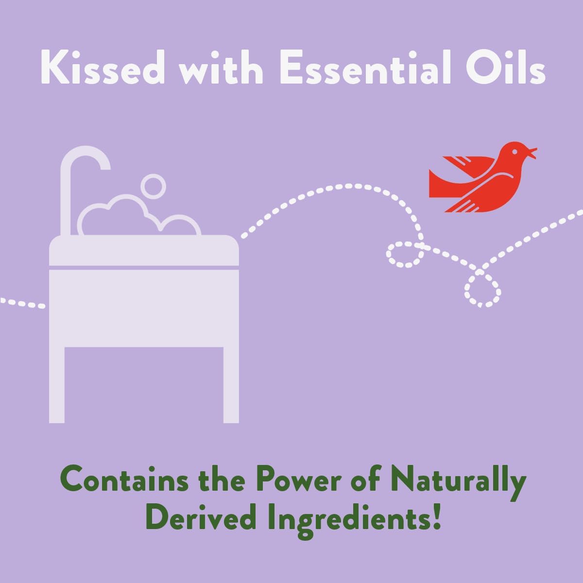 Rebel Green Natural All-Purpose Cleaning Spray - Plant-Based Multi-Surface Cleaner with Essential Oils for Kitchen, Bath, Countertops and More - Lavender & Grapefruit Scent - 16 oz - 2 Pack