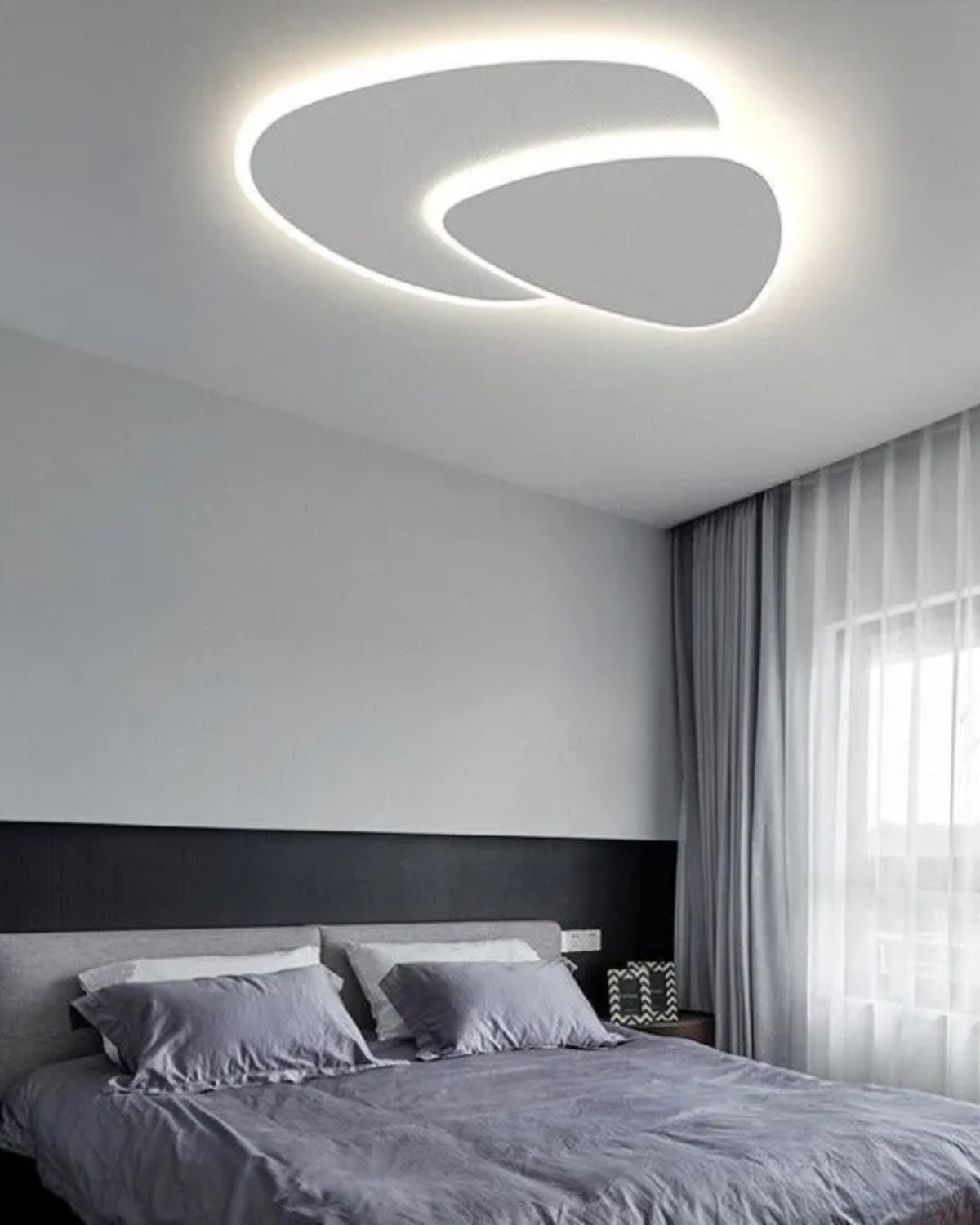 Japandi Flowing LED Ceiling Light