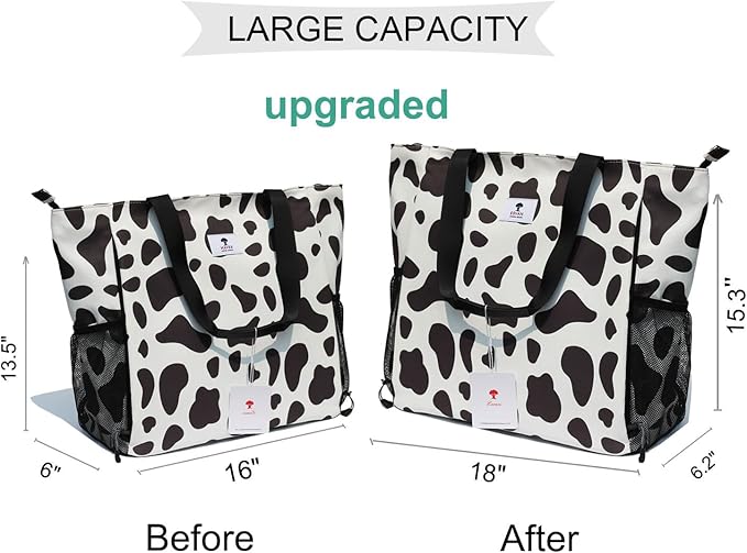 ESVAN Yoga Mat Bag Yoga Tote Carrier Shoulder Bag Carryall Tote for Office,Yoga,Pilates,Travel,Beach and Gym