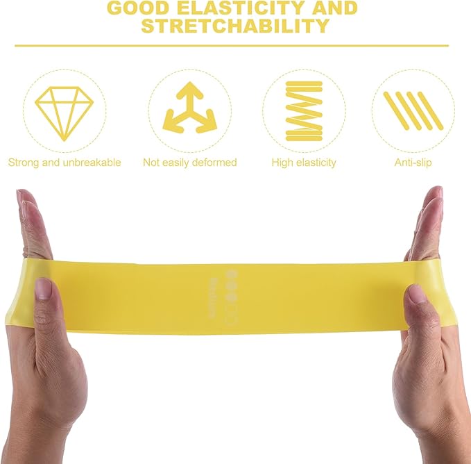 PATIKIL Resistance Loop Exercise Bands Stretch Bands for Working Out Fitness Elastic Workout Bands with Carry Bag for Home Gym Physical Fitness Yoga