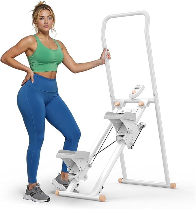 Niceday Steppers for Exercise at Home, Stair Stepper with Handlebar, Stair Climber, Stair Master with 300LBS Loading Capacity