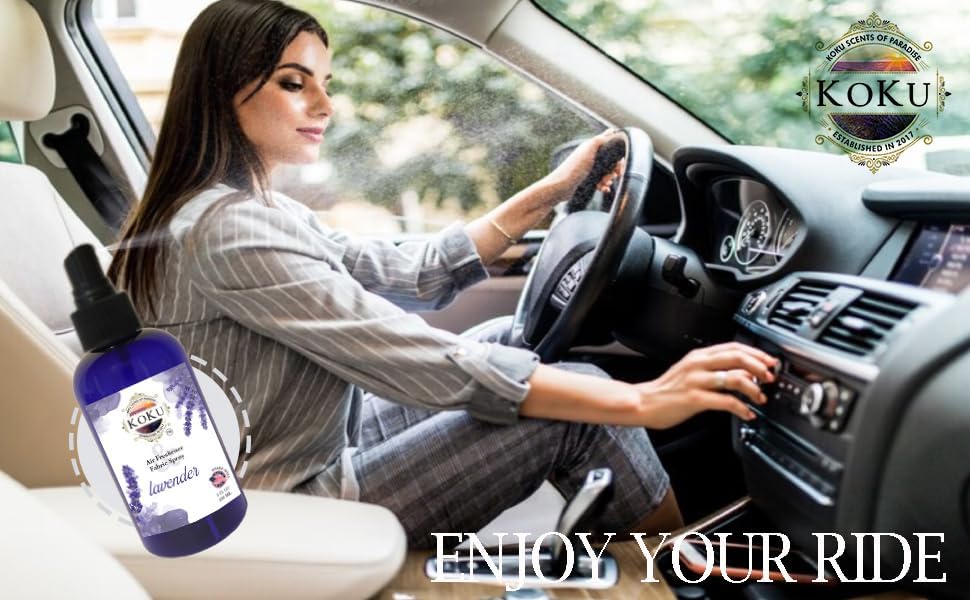 Lavender Air Freshener - Room Spray - Odor Eliminator - Deodorizer - Car Air Freshener - Home Spray - Linen Spray - Fabric Refresher - Non-Toxic - Alcohol Free – Made in USA (8 Oz)