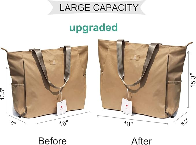 ESVAN Yoga Mat Bag Yoga Tote Carrier Shoulder Bag Carryall Tote for Office,Yoga,Pilates,Travel,Beach and Gym