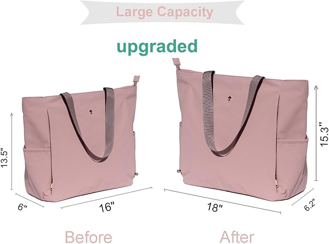 ESVAN Yoga Mat Bag Yoga Tote Carrier Shoulder Bag Carryall Tote for Office,Yoga,Pilates,Travel,Beach and Gym