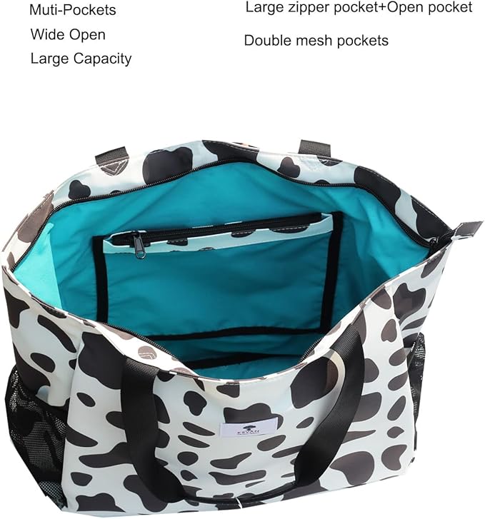 ESVAN Yoga Mat Bag Yoga Tote Carrier Shoulder Bag Carryall Tote for Office,Yoga,Pilates,Travel,Beach and Gym