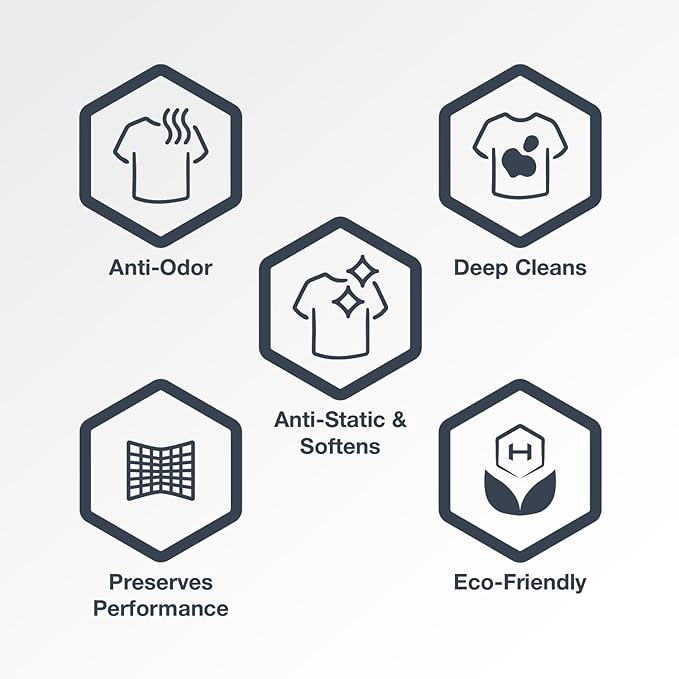 HEX Performance Laundry Detergent, Lavender, 100 Loads (Pack of 2) - Designed for Activewear, Eco-Friendly, Concentrated Formula