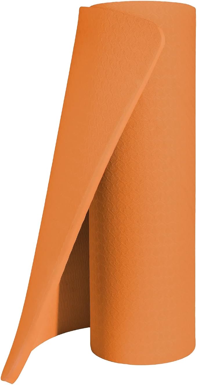 Hatha Yoga 4/5 inch TPE Yoga Mat Fitness & Exercise Mats Large Size 72"L x 32"W Non-Slip Anti-Tear For Women Men