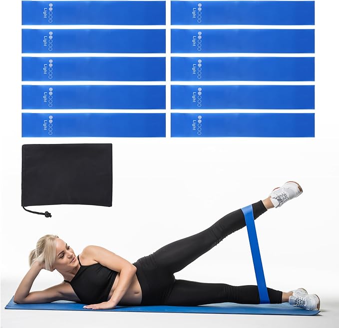 PATIKIL Resistance Loop Exercise Bands Stretch Bands for Working Out Fitness Elastic Workout Bands with Carry Bag for Home Gym Physical Fitness Yoga