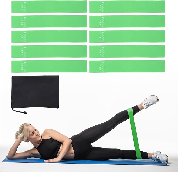 PATIKIL Resistance Loop Exercise Bands Stretch Bands for Working Out Fitness Elastic Workout Bands with Carry Bag for Home Gym Physical Fitness Yoga