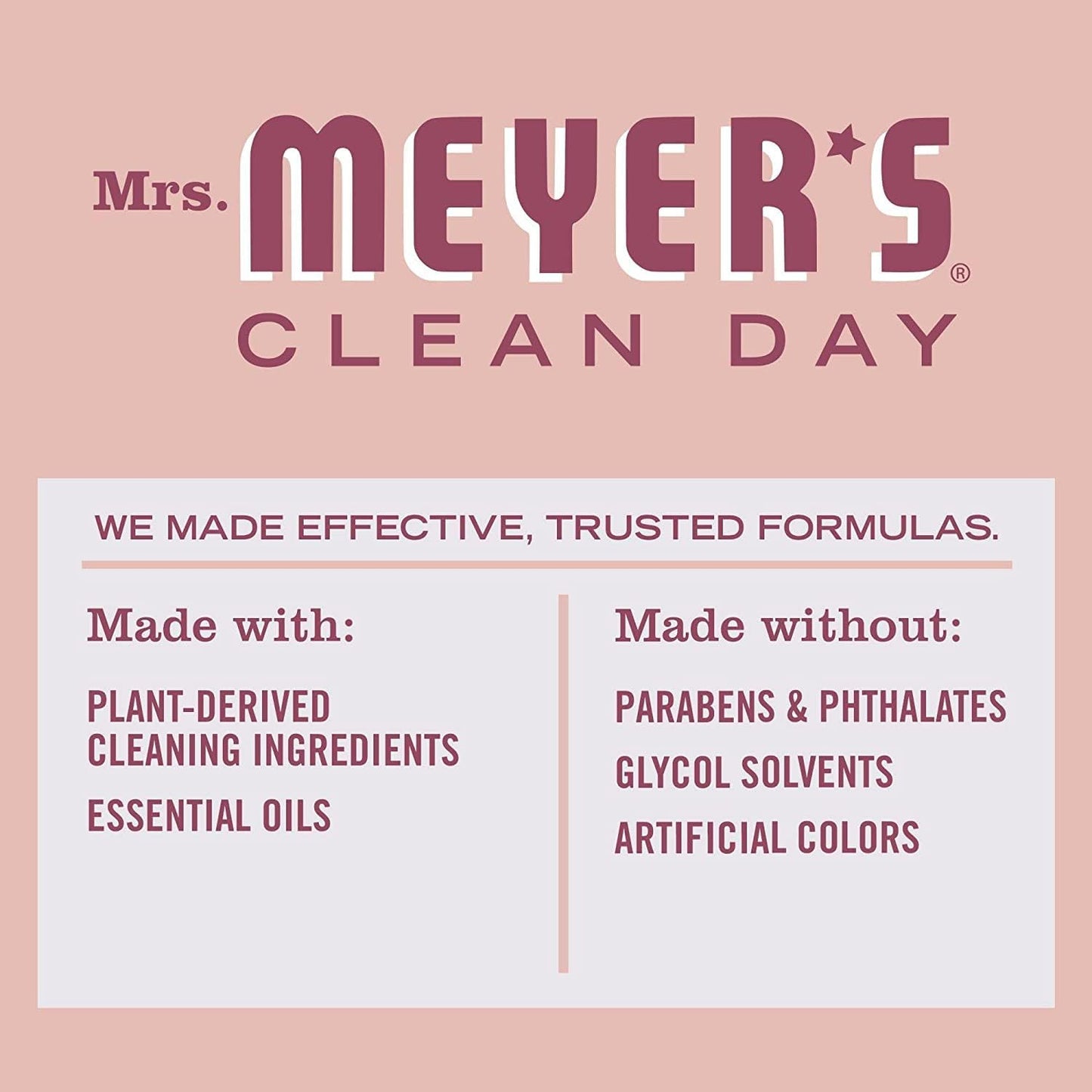 Mrs. MEYER'S CLEAN DAY Variety, 1 Multi-Surface Cleaner, 16 OZ, 1 Multi-Surface Cleaner, 16 OZ, 1 CT (Daisy + Rose)