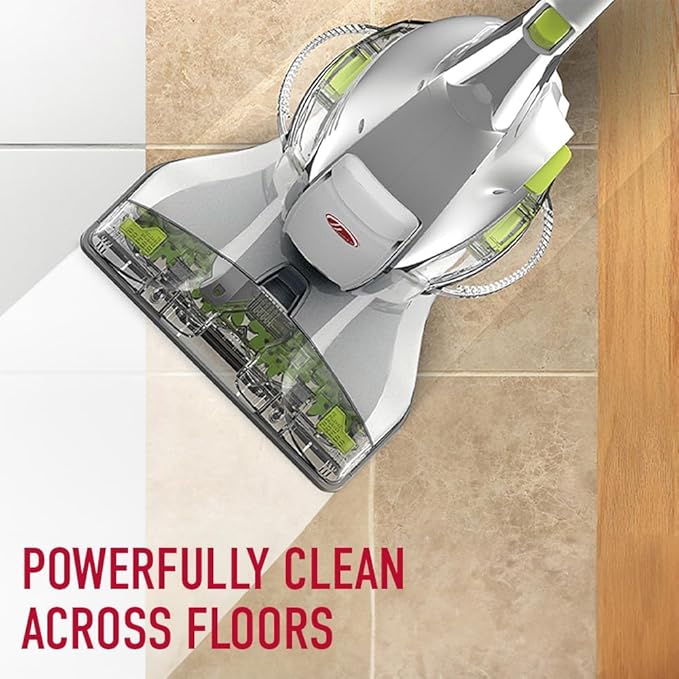 Hoover FloorMate Deluxe Hard Floor Cleaner Machine, Lightweight Cleaning Machine, Floor Scrubber with Spin Scrub Brushes, Wash and Dry Mode, Ideal for Hardwood, Vinyl, Tile, Laminate and More