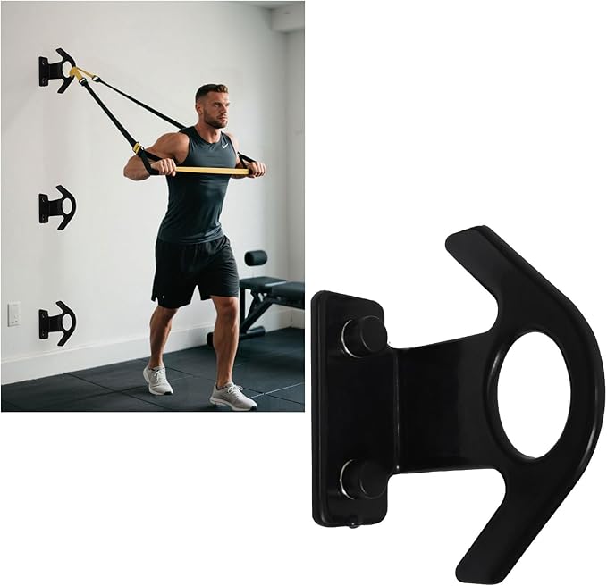Resistance Band Wall Anchor(3PCS),Resistance Bands Wall Mount for Home Workouts & Yoga Gym,Resistance Band Hooks for Resistance Bands, Stretch Straps & Suspension Trainers