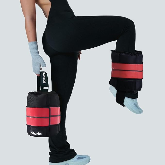 Ankle Weights 4β40 lbs with Dual Strap System (Heel & Wrap) β Single, Pair & Bundle Options with Resistance Bands & Handles β Strength Training, Pilates, Yoga, Glutes, Arms & Rehab