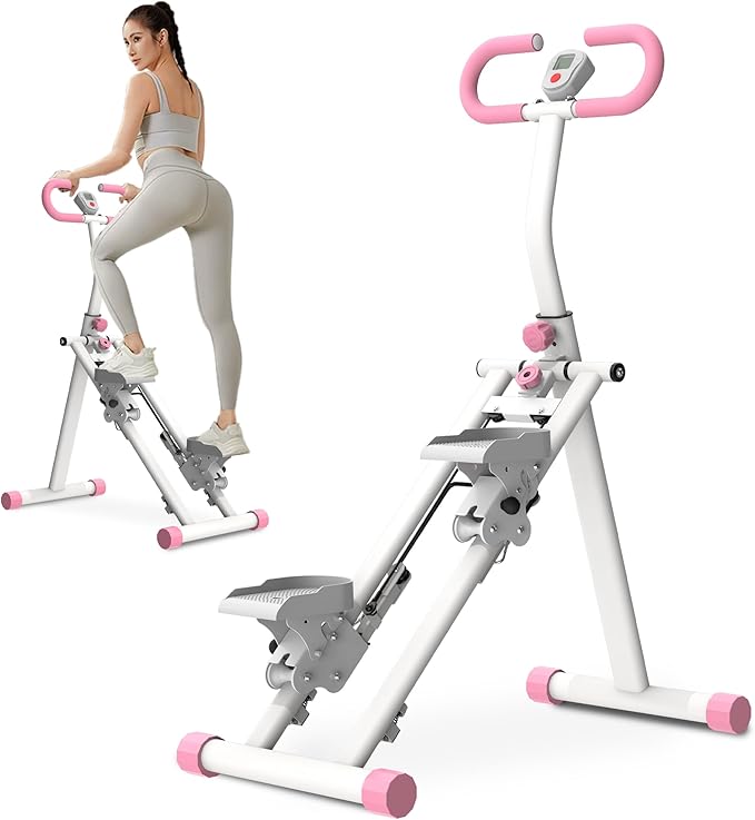 Stair Stepper for Home-Upgrade Vertical Climber Workout Machine for Full-Body Exercise Climber Fitness Equipment with Stable Frame Adjustable Handlebar