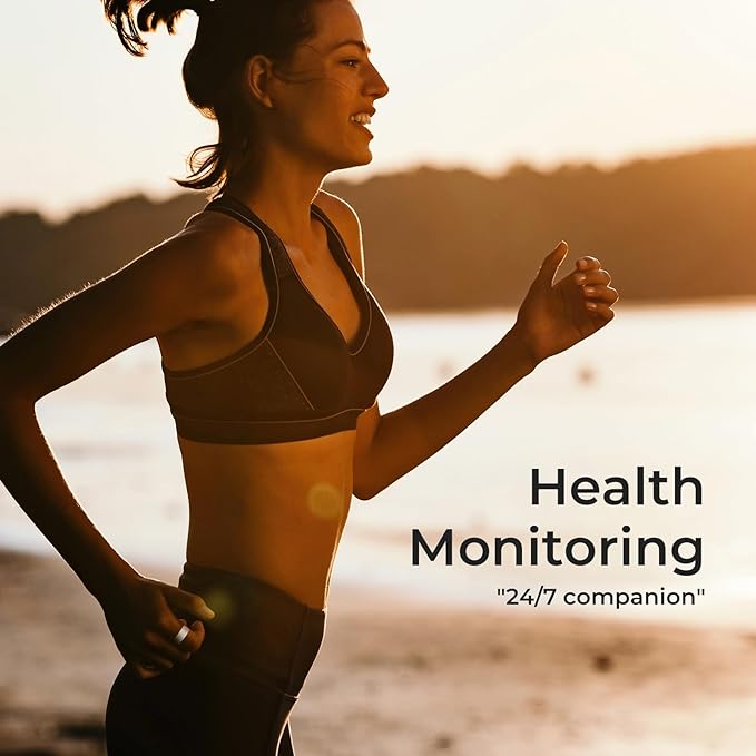 femometer Smart Ring Gen2 - Sleep, Heart Rate & Cycle Monitoring - Free Subscription - Women's Health & Fertility Tracker with BBT Technology - Size Before You Buy - Up to 7 Days Battery Life - Size 6