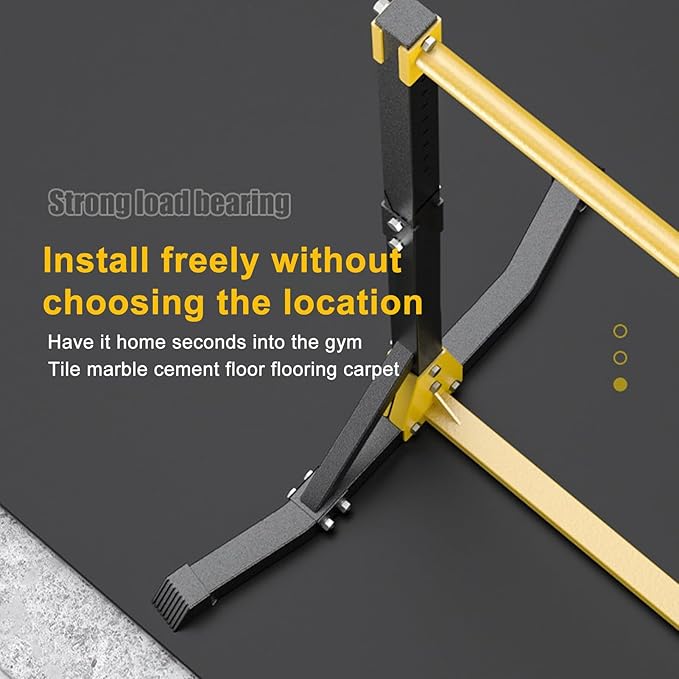 Pull Up Bar Free Standing, 400LBS Capacity Pull Up Station with 11 Adjustable Heights, Multifunctional Chin Up Bar for Home Gym, Strength Training Equipment for Dip Push Up Vertical Knee Raise