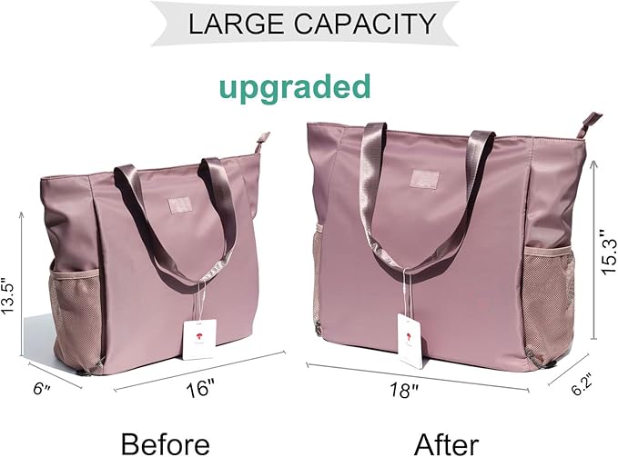 ESVAN Yoga Mat Bag Yoga Tote Carrier Shoulder Bag Carryall Tote for Office,Yoga,Pilates,Travel,Beach and Gym