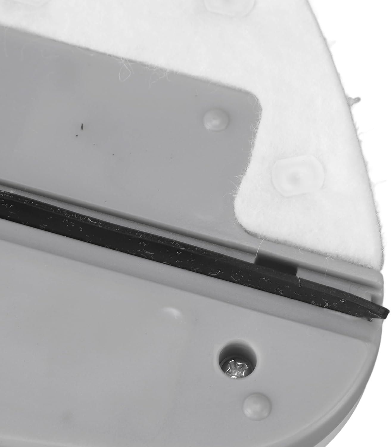 Double Sided Glass Cleaner Magnetic Window Wiper Tool Time Saving Versatile Triangle Shape for Home Office ABS Magnets Silicone High Density Sponge (8-15)