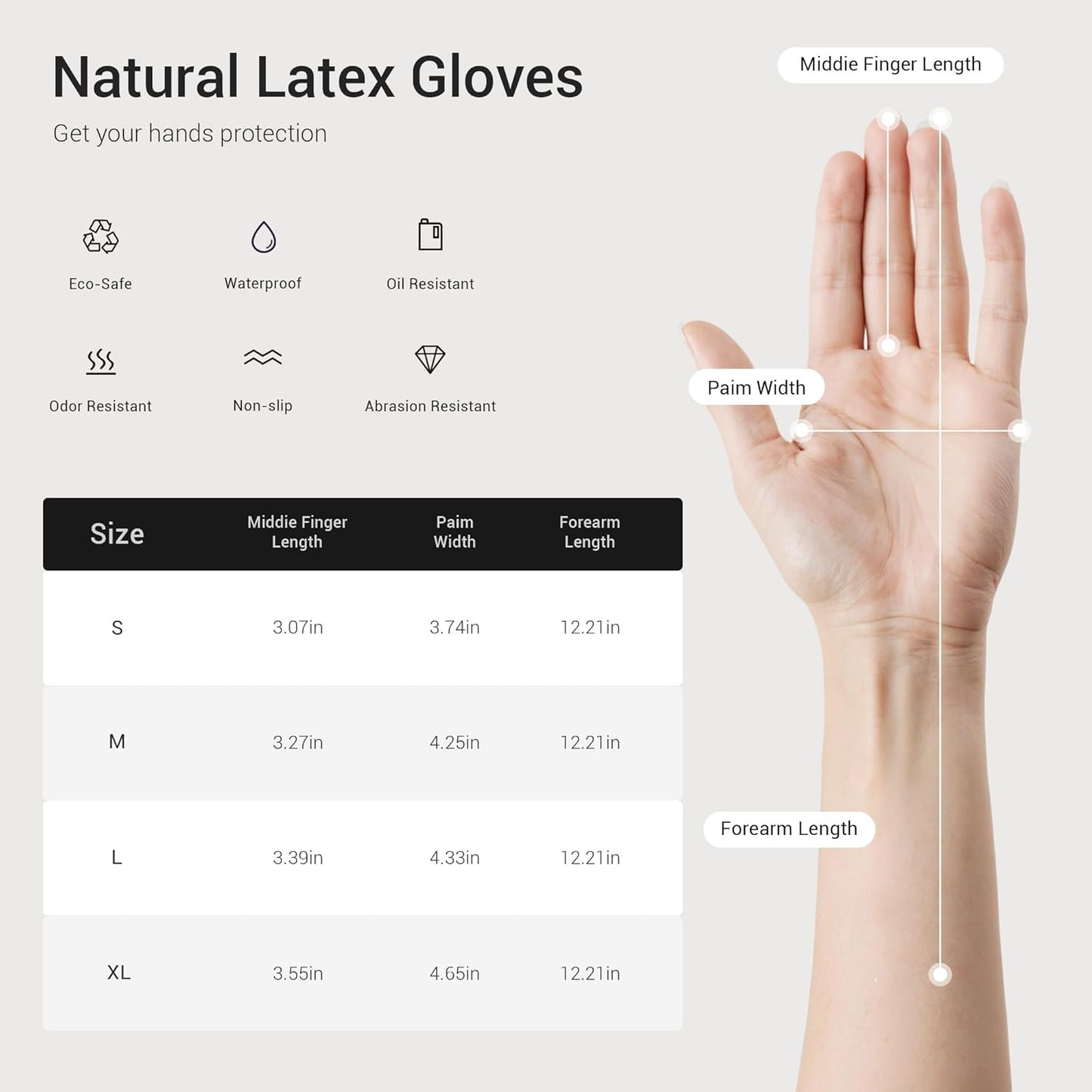 3/6/10 Pairs Rubber Cleaning Gloves,Reusable Dishwashing Household Dish Gloves for Kitchen,Cleaning,Gardening