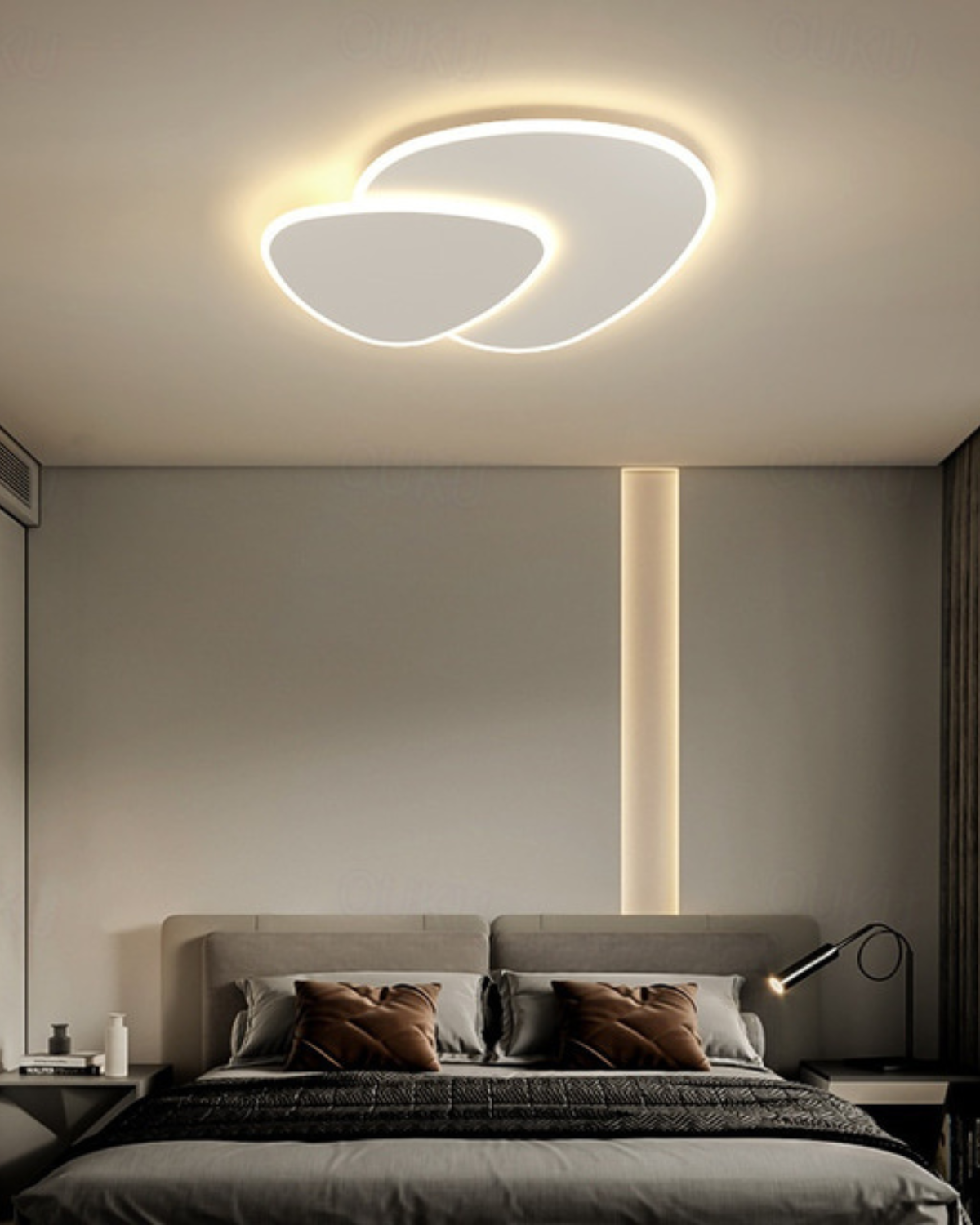 Japandi Flowing LED Ceiling Light