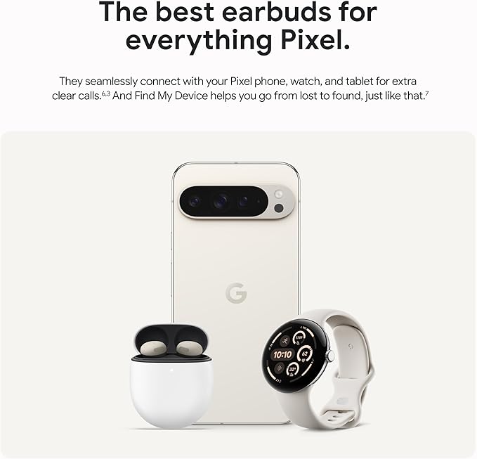 Google Pixel Buds Pro 2 - Wireless Earbuds with Active Noise Cancellation – Bluetooth Headphones - Peony