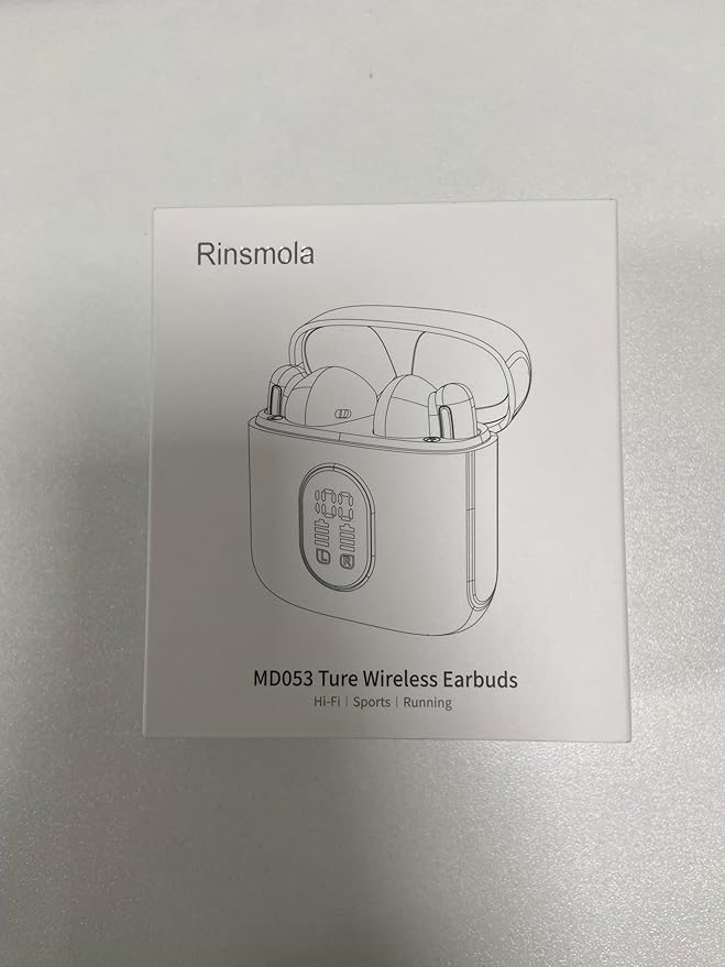 Wireless Earbuds, in Ear Headphones with 4 ENC Mics, Bluetooth 5.4 Ear Buds Hi-Fi Stereo, 36H Playtime Earphones with USB-C Charging Case, 3g Lightweight, IP7 Waterproof Headset for Running/Work