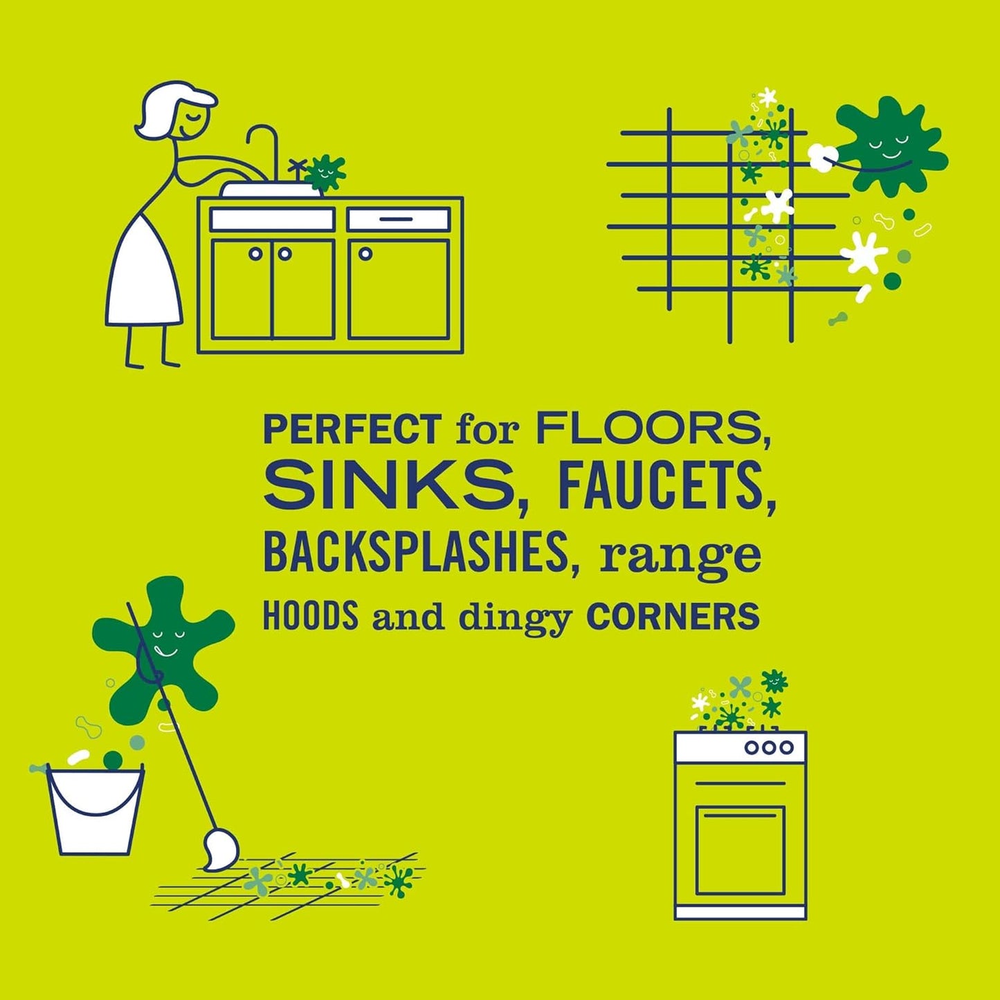 MRS. MEYER'S CLEAN DAY Probiotic Multi-Surface Concentrate Cleaner, Lemon Verbena, Cleans Crevices And Tough Stains, 32 Fl Oz