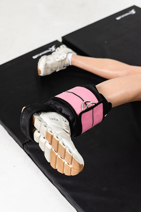 Ankle Weights 4β40 lbs with Dual Strap System (Heel & Wrap) β Single, Pair & Bundle Options with Resistance Bands & Handles β Strength Training, Pilates, Yoga, Glutes, Arms & Rehab