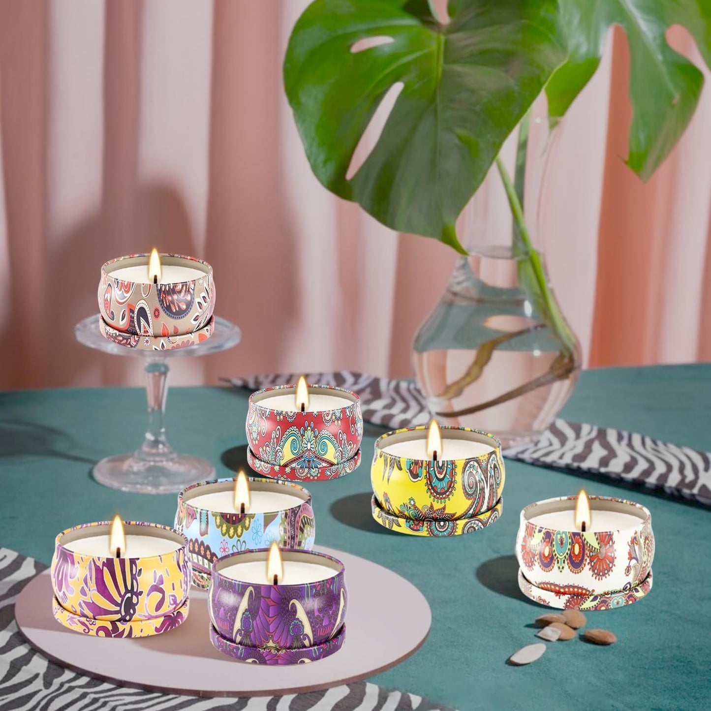 Set of 36 Scented Candles, 2.5 OZ Soy Wax Aromatherapy Candles Gift Set for Valentine's Day Birthday Mother's Thanksgiving Gift, HJJH546 …