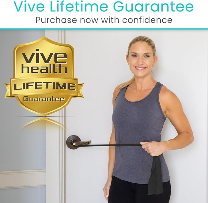 Vive Professional Resistance Bands - 25 Yard Non-Latex Roll for Physical Therapy, Lower and Upper Body Exercise Workout - Straight Elastic for Strength Training, Rehabilitation, Women, Men