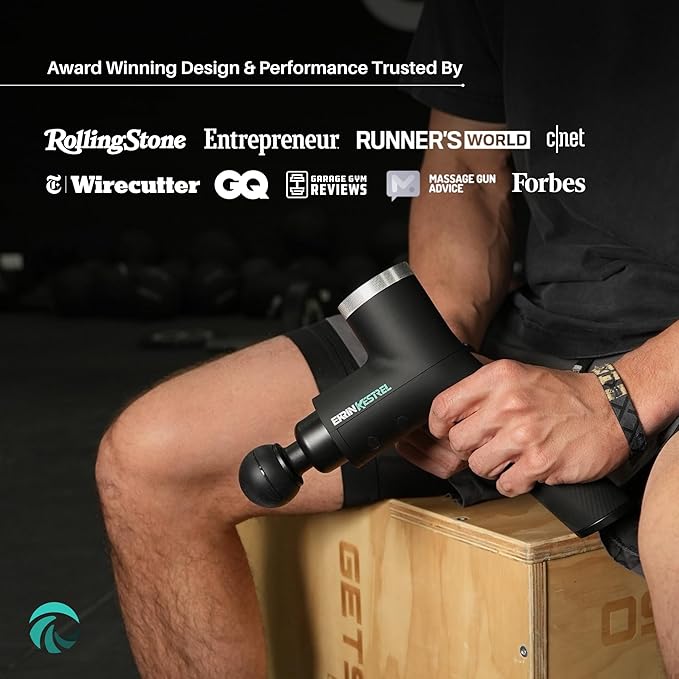 Ekrin Athletics Kestrel Massage Gun: Enhanced Precision & Comfort for Superior Muscle Recovery & Wellness | Relieve Sore Muscles and Stiffness