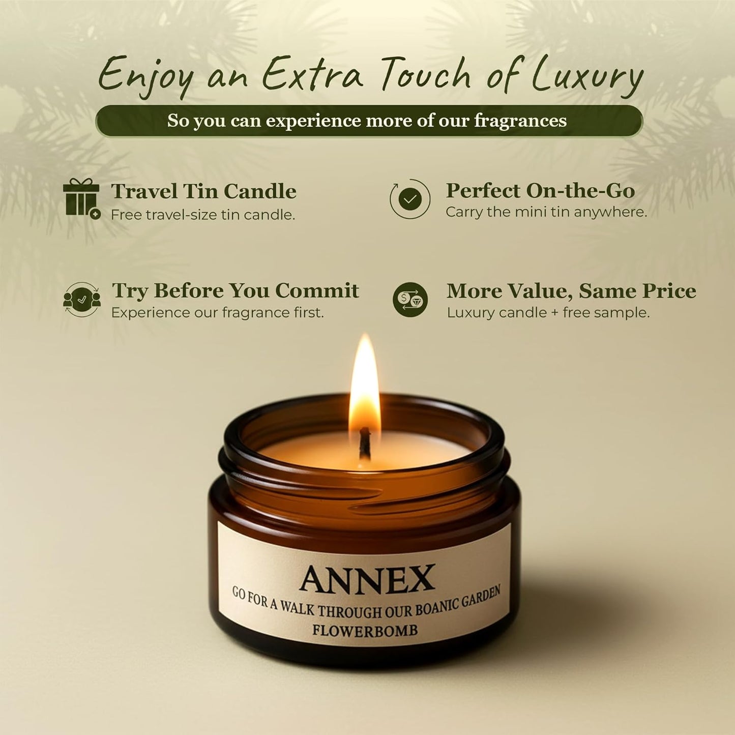 Scented Luxury Candles in Handmade Ceramic Jars, Soy Wax | Flower Bomb – Lily of The Valley & Jasmine, Large Candle | Non Toxic, 2 Wicks, Reusable Yellow Jar | Natural Spring Aromatherapy for Women