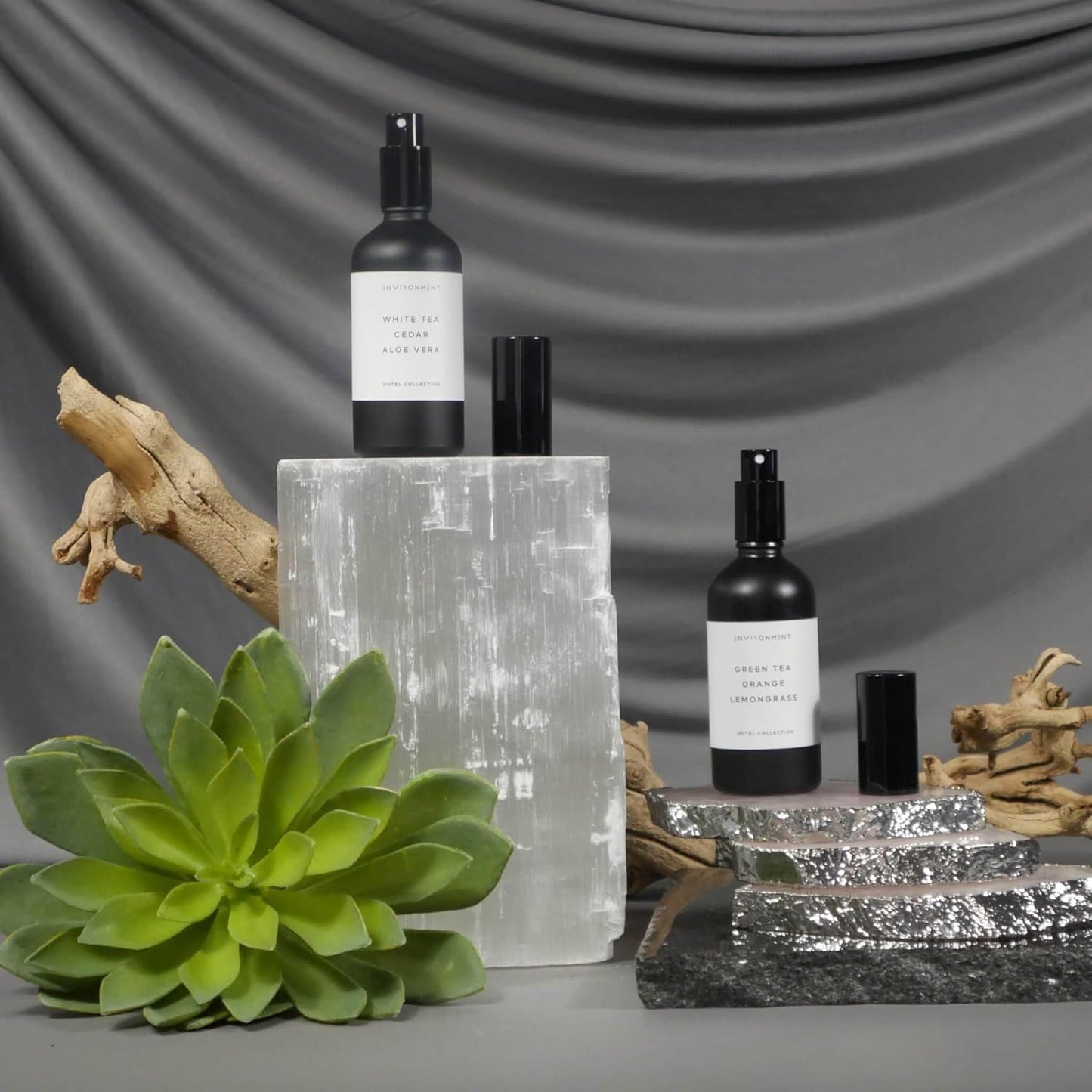 ENVIRONMENT Inspired by 5-Star Resort FMT Room Spray, 100ml Air Freshener (Damask Rose | Vetiver | Guaiac Wood) Home Fragrance Accessories, Room Perfume, Room Deodorizer, Vegan & Cruelty-Free