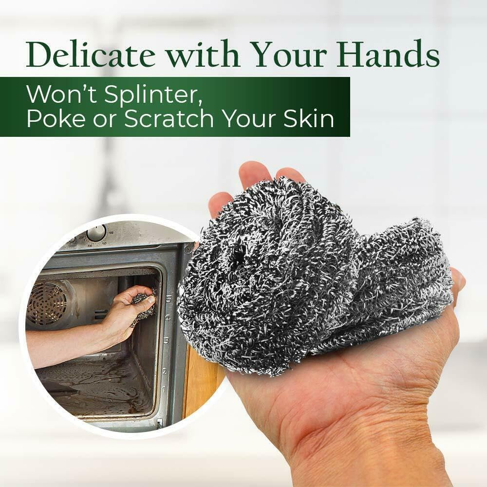 Stanley Home Products Degreaser Concentrate (32 fl. oz.) with Stainless Steel Kitchen & Kettle Cleaner Sponges – Removes Grease & Grime