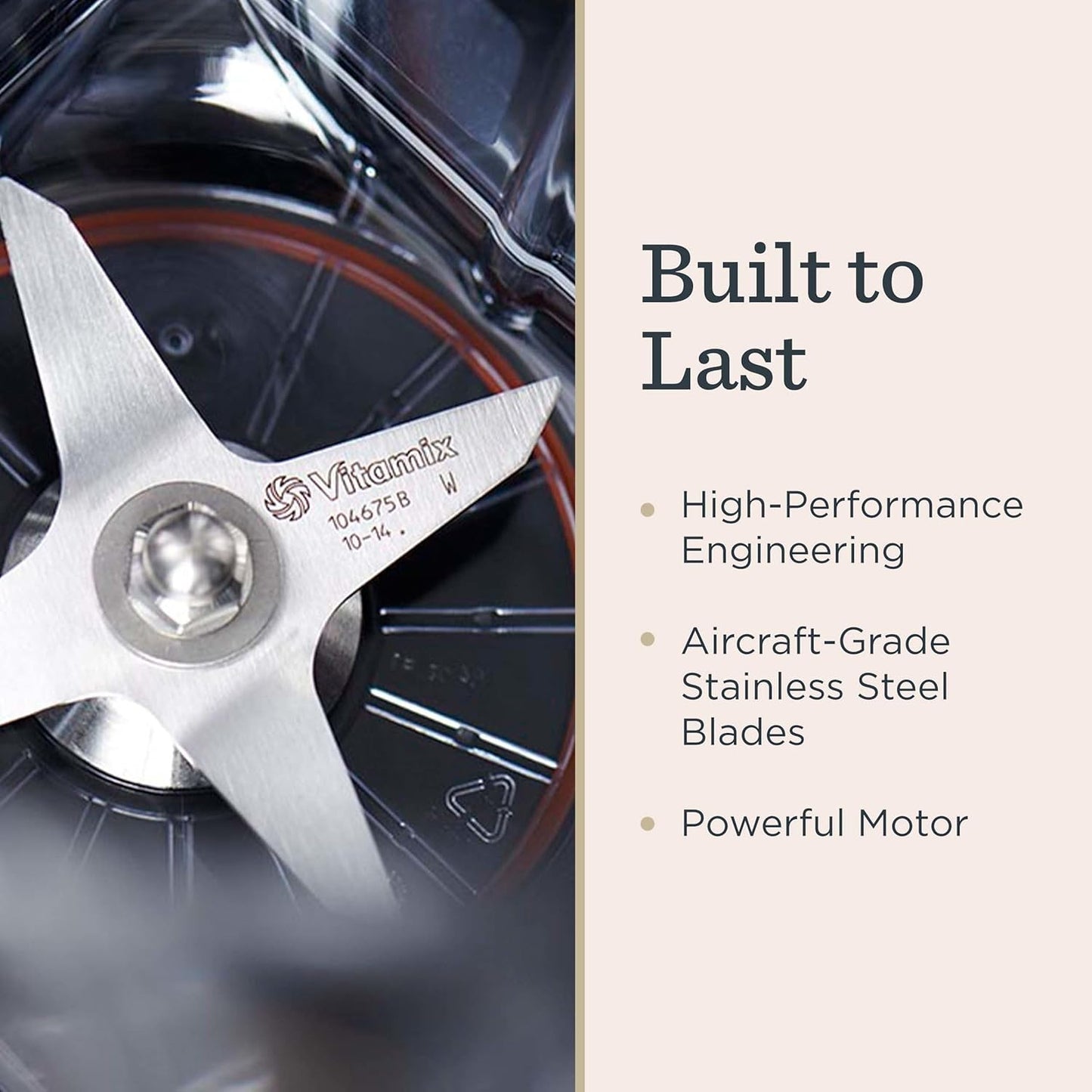 Vitamix Explorian with Programs, Three Blending Programs, Professional-Grade Blender for Smoothies and More, Self-Cleaning Kitchen Appliance, 64 Oz Container, Slate (Renewed Premium)