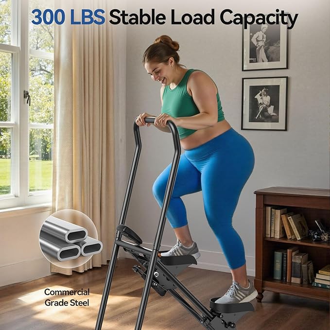Niceday Steppers for Exercise at Home, Stair Stepper with Handlebar, Stair Climber, Stair Master with 300LBS Loading Capacity